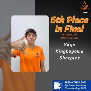 Metinee Kingpayome Instagram - Another amazing swimmeet for our @5kye_s 🏆
Gold 🏅 in the 400 IM 
Bronze 🥉 200 IM
#1 in Thailand for the 400 IM 14-15 yrs Men
#2 in England for the 400 IM 14-15 yrs Men

Next stop The British Nationals 🇬🇧 

So proud of your dedication and hard work 💙
You truly are amazing 🥰😘❤️

#arenathailandagegroupswimmingchampionship2024
 #swimming #athlete