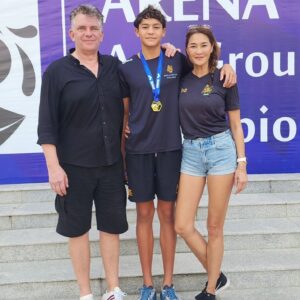 Metinee Kingpayome Instagram - Another amazing swimmeet for our @5kye_s 🏆
Gold 🏅 in the 400 IM 
Bronze 🥉 200 IM
#1 in Thailand for the 400 IM 14-15 yrs Men
#2 in England for the 400 IM 14-15 yrs Men

Next stop The British Nationals 🇬🇧 

So proud of your dedication and hard work 💙
You truly are amazing 🥰😘❤️

#arenathailandagegroupswimmingchampionship2024
 #swimming #athlete