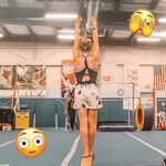 Mia Dinoto Instagram - Attempting Level 10 beam Skills for the first time in 5 years🫣😳 • #gymnastics #onceagymnastalwaysagymnast #retiredgymnast #coralgirls #beam #balance #acro #tumbling #gymnasticsfails #gymnasticsfails #flipping