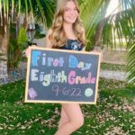 Mia Talerico Instagram – Wish me luck 🍀 First day of 8th grade #backtoschool #eighthgrade #middleschool #smile #tradition #california #style