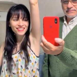 Mica Suárez Instagram - jajajajjajajaj el se prende con las boludeces de su hija ❤️