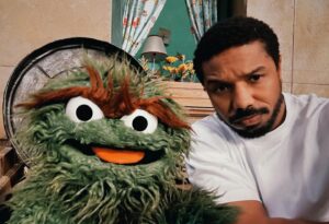 Michael B. Jordan Instagram - Found my way back to @sesamestreet ☀️