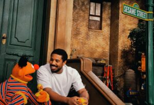 Michael B. Jordan Instagram - Found my way back to @sesamestreet ☀️