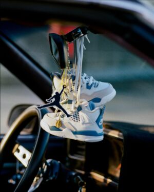 Michael Jordan Instagram - The icon of ‘89 returns🌟 Introducing the Air Jordan 4 Retro ‘Industrial Blue’. A revival of one of the first four colorways released, with true-to-the-original construction and timeless blue details.

Available soon in full-family sizing—link in bio to get notified.