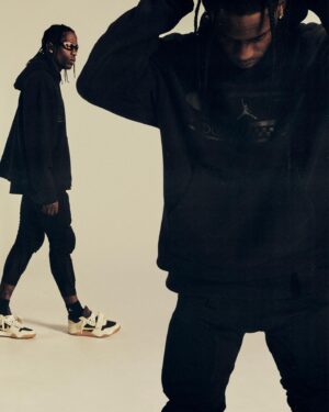 Michael Jordan Instagram - Preparing for landing. 
 
The Jordan Jumpman Jack features signature apparel pieces designed for @travisscott’s distinctive style and specifications.