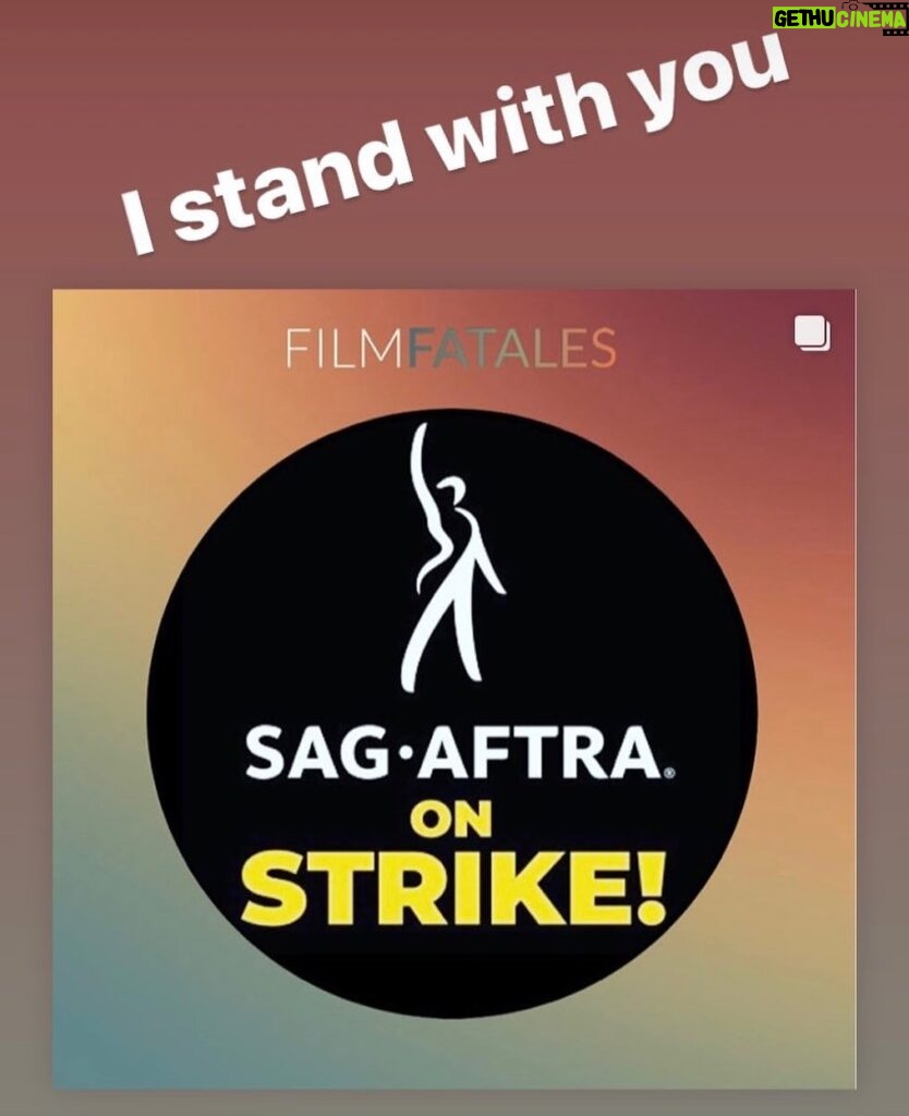 Michelle Gomez Instagram - I am proud to stand alongside the incredible writers that create the shows we all love. Every one of us has a favorite that transports, distracts, inspires or simply entertains us. None of that content can happen without these extraordinary, talented, clever people. I’m a proud SAG member standing up and shining a light on the greed and disproportionate executive compensation we can’t ignore anymore. Go @officialfrandrescher We are here.