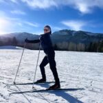 Michelle Gomez Instagram – First day on skis ever??! So far nothing broken. Big love from @pcski

Ps: WTF have I got on my head? #flyingnun