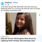 Michelle Leigh Calaway Instagram - One sweet girl from my hometown has literally been the reason that 100 kids have given their lives to Christ in the past 48 hours! What a testament her life has been! We may never understand the “why’s”, but we can trust that He has a plan. This sweet girl has been a vessel for His word that is now literally spreading nationwide! If only we could all live like Baylee did…..what an inspiration, a special Angel that walked this earth for a short 16 years. No doubt that she heard “well done, good and faithful servant” as she entered the gates of Heaven🙌🏽 #believe #pray https://people.com/dad-daughter-struck-by-lightning-while-hunting-she-died-days-later-7976249?utm_campaign=peoplemagazine&utm_content=link&utm_medium=social&utm_source=facebook.com&utm_term=65163453353b5b0001fc3dc9&fbclid=IwAR2S746ocCl1QMqBbhp0D7_MdGr3VPGpSWY-B3IJmIctMqN8tzfNRycFcLo_aem_AXOfhRs6BKQ7RDd47rUwcqXrgSr1lLEFH2JNuXw4JixMXfXEFgC0TTTjMOr1cFw_ihk