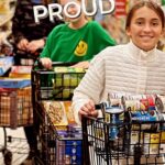 Michelle Leigh Calaway Instagram - Thank y’all for donating!!!! These sweet girls raised $1800 thanks to y’all, filled 5 FULL carts (that caused register to say “please end transaction” because it was SO much! After the 5 carts the girls meticulously filled (best prices , nutritional value, etc…), they were able to also purchase TWO $500 gifts cards all for The Hope Pantry!!! SO GRATEFUL FOR EACH OF Y’ALL! #servantsheart #beablessing 🙏🏽💙