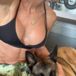Michelle Leigh Calaway Instagram - Didn’t wanna do it, but I did….with my new pal in tow😍
