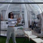 Michelle Madrigal Instagram - POV: you decided to go glamping. @theretreatonthehill is the perfect getaway located in Marble Falls. It felt amazing to relax, disconnect and enjoy the stillness of this beautiful place. Thank you for having me! ✨⛺️🫶🏽