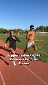 Michelle Madrigal Instagram - Biggest Lesson I Wish I Knew as a Beginner Runner🚀 If you want to get faster. Run slower. #runners #running #athletes #fitness #marathon #austin #atx #beginnerrunner #mule