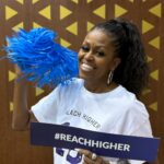 Michelle Obama Instagram - To celebrate the 10th anniversary of @ReachHigher, I surprised DC students who are making the commitment to pursue higher education. Take a look! 🎓