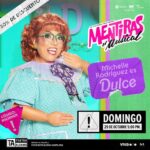 Michelle Rodríguez Instagram - @michihart llega como la nueva Edición 1980 de Dulce en #MentirasElMusical. 💚 Ella te espera en “Un Mundo de Juguete”, un bello lugar donde siempre brilla el sol. ☀️🧸 Octubre 29, 5 PM en el Teatro Aldama.
