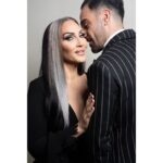 Michelle Visage Instagram - Morticia and Gomez thirst traps for your nerves. @theaddamsfamilyuk musical coming to the #LondonPalladium ONLY Feb 12 & 13th Darkness and grief and unspeakable sorrow 🥀🖤 See you there