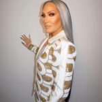 Michelle Visage Instagram - Brand new @dragraceukbbc tonight!!! @haircraigmarsden hair @samglamuk paint @laurysmith style @_zhivago_ jacket @safiyaa_official trousers @stephenwebsterjewellery earrings 1. POSE 2. POSE 3. Look at those gorgeous Stephen Webster jewels 4. SammiJoJo paints me and she’s so pretty. She’s the actual queen of the north 5. Schnoz 6. The underbelly of the beast 7. Thrilled we had the amazing and adorable @yazdemand join us!