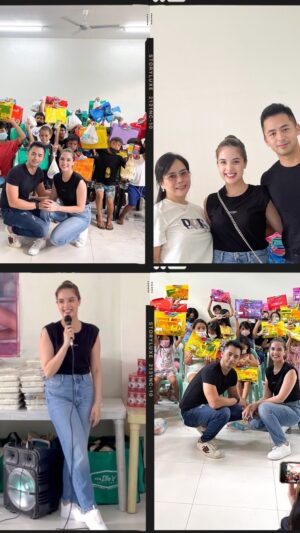 Michelle Vito Instagram - Birthdays are the perfect time to give back and celebrate with others. 🤍
 
grateful to everyone who made this possible. thank you for your kindness and generosity! 
 
@cathyvalencia @cathyvalenciaskinclinic 
@aces_prestige 
@_illospartytrays 
my doctor & st camillus clinic 🤍