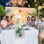 Michelle Vito Instagram - birthday dinner last night 💕 spent days here at @arqapalmvillas 🌿 The place is beautiful and the staff are very friendly! They even made this dinner setting for us. ✨ I can't wait to go back! 🤍