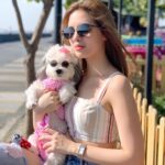 Michelle Vito Instagram – when your dog is more fashionista than you. 🤷🏼‍♀️