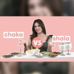 Michelle Vito Instagram - tried this challenge since i’m a foodie!! 🫢 Shala vs. Chaka: Food Edition is my second vlog! Later tonight at 6 p.m on my YouTube channel. 🤍 Link in Bio!
