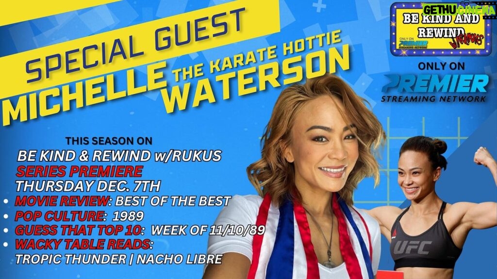 Michelle Waterson-Gomez Instagram - 😂 Absolute tears of hysteria happens this season on the @bkrrshow w/ special guest @karatehottiemma! Join us as we #RETRO review BEST OF THE BEST, sing the Billboard Top 10 from 11/10/89 & WACKY TABLE READS reenactments from TROPIC THUNDER & NACHO LIBRE! Series Launch Thurs 12/7 on @premierstreamingnetwork!