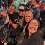 Michelle Wie Instagram - Was incredibly cool to see the sold out crowd today for the @nyliberty vs @indianafever game! The vibes were high today, let’s keep it going tomorrow at @mizuholpga !!! Thanks for having me out @nyliberty 🫶