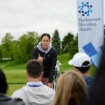 Michelle Wie Instagram - The #MizuhoAmericasOpen falls during Women’s Health Month! Special thanks to @michellewiewest and @andrea_lee54 for sharing their golf knowledge at the @hmhnewjersey Women’s Clinic yesterday. Here are 5 important reminders from @hmhnewjersey to help all women live their healthiest lives: - Sleep well: Aim for 7-9 hrs/night -Get your annual screenings (based on your age) -Eat plenty of fruits & veggies -Keep active: walking the golf course will help you get your steps in! -Stay connected with friends & family
