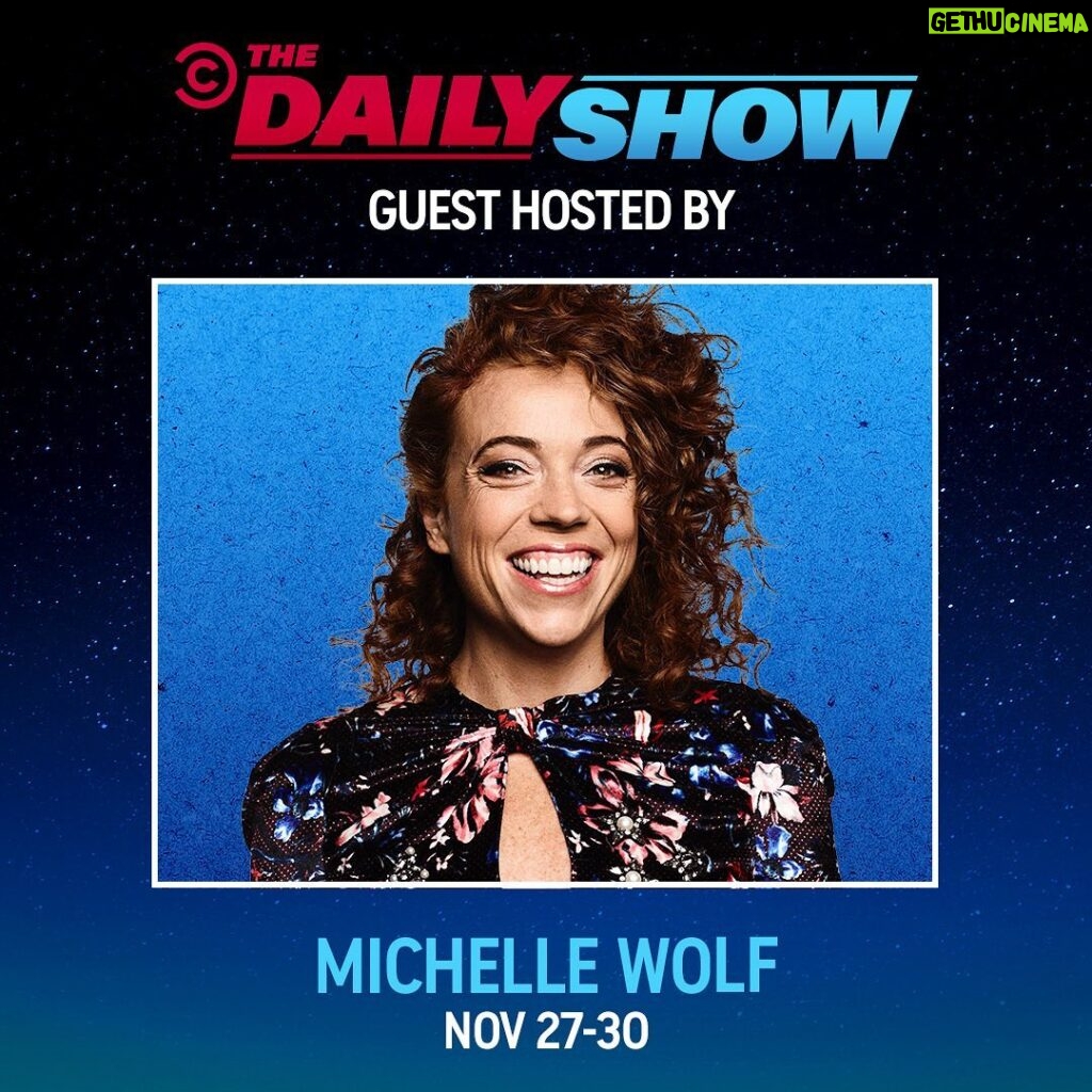 Michelle Wolf Instagram - Hold on to your butts. @thedailyshow