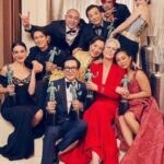 Michelle Yeoh Instagram - What an incredible and memorable night!! So sad I can’t be there tonight! Congratulations to all nominees and Cheers!!! You are all winners 🥂✨ @sagawards