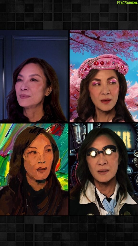 Michelle Yeoh Instagram - @michelleyeoh_official’s Multiverse of Appearances 🪨👀 #FallonTonight #EEAAO