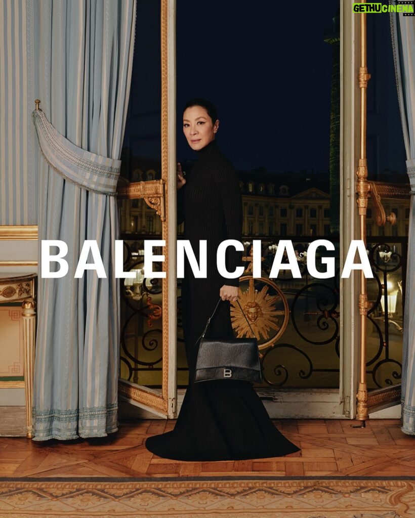 Michelle Yeoh Instagram - I am thrilled to join @balenciaga as their brand ambassador 🖤