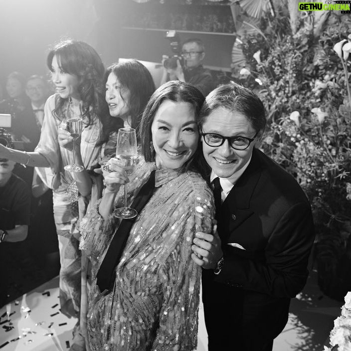 Michelle Yeoh Instagram - Happy 60th Anniversary 😉 @mo_hkg 🥂🥂✨✨✨ more fantastic years to come ❤ 📷: @gregwilliamsphotography #imaFan