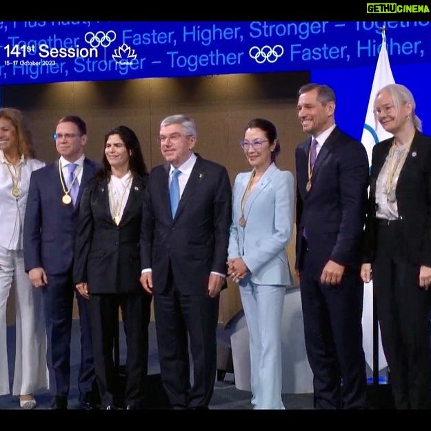 Michelle Yeoh Instagram - So happy so humbled… It’s a such huge privilege to become an IOC Member. I understand the power that sport has to inspire people, change their lives and improve the world - and this is why I am so excited to become an IOC Member. Thkq 🥰💖🥰💖🥰