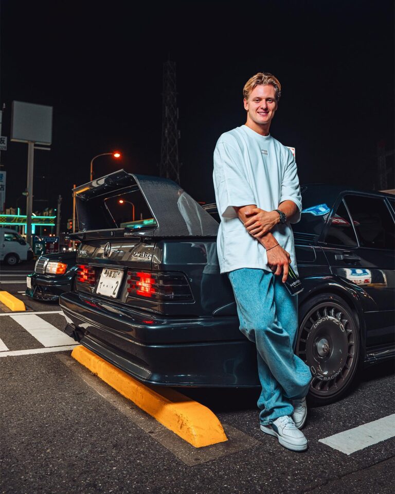 Mick Schumacher Instagram - Midnight Club’s NEWEST member 👀 @MickSchumacher in the streets of Tokyo driving the Mercedes EVO 2 is unlike anything we’ve experienced before. More 🔜 #MonsterEnergy #Motorsport