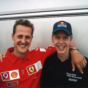 Mick Schumacher Instagram - Friendship from one generation to the next.
.
📸 Mick Schumacher and Sebastian Vettel by @raceofchampions
.
.
.
.
.
#michaelschumacher
#mickschumacher
#sebastianvettel
#raceofchampions
#thereisstillaracetowin