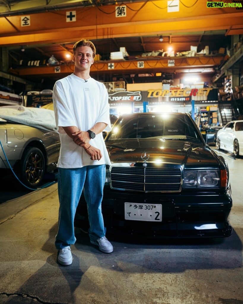 Mick Schumacher Instagram - Mick. Monster. The Mercedes EVO 2. Tokyo. 🌃🤩