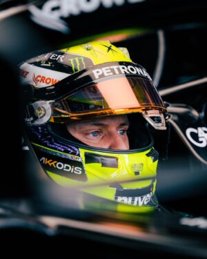 Mick Schumacher Instagram - Getting up to speed with the W12 ahead of @fosgoodwood. 🖤💛