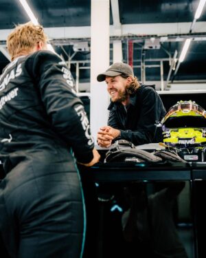 Mick Schumacher Instagram - Getting up to speed with the W12 ahead of @fosgoodwood. 🖤💛