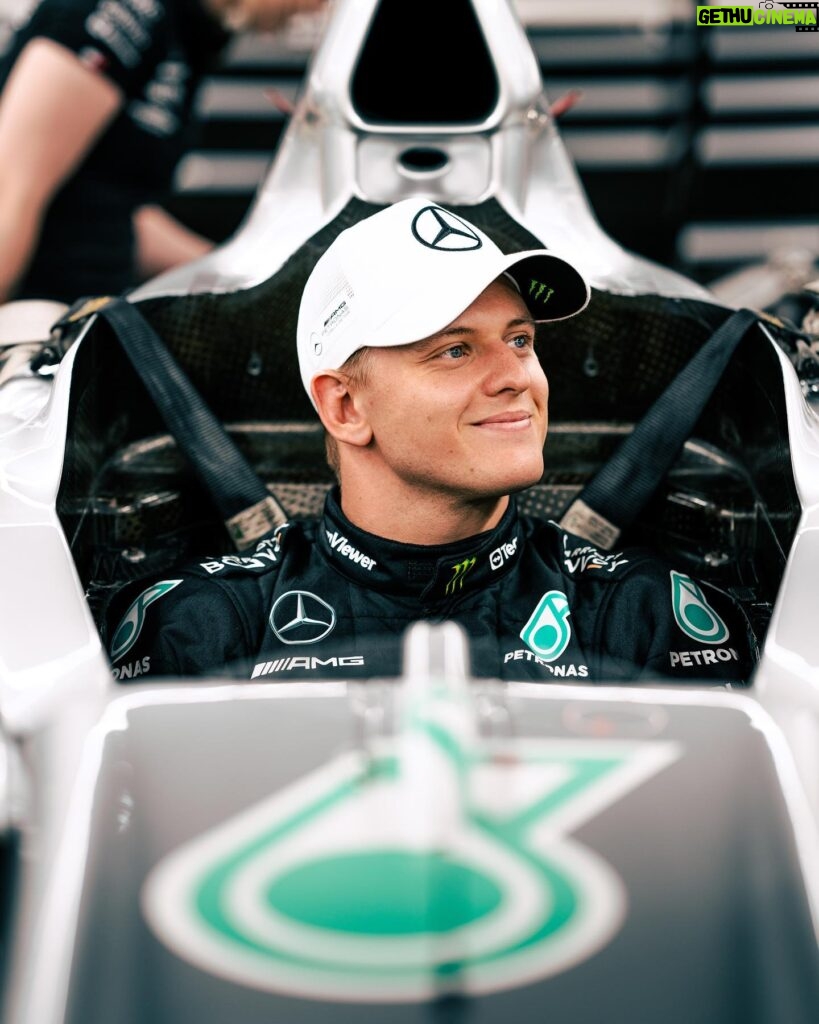 Mick Schumacher Instagram - A Schumacher back in a Silver Arrow. ❤️ @mickschumacher getting set for his @fosgoodwood debut. 👌