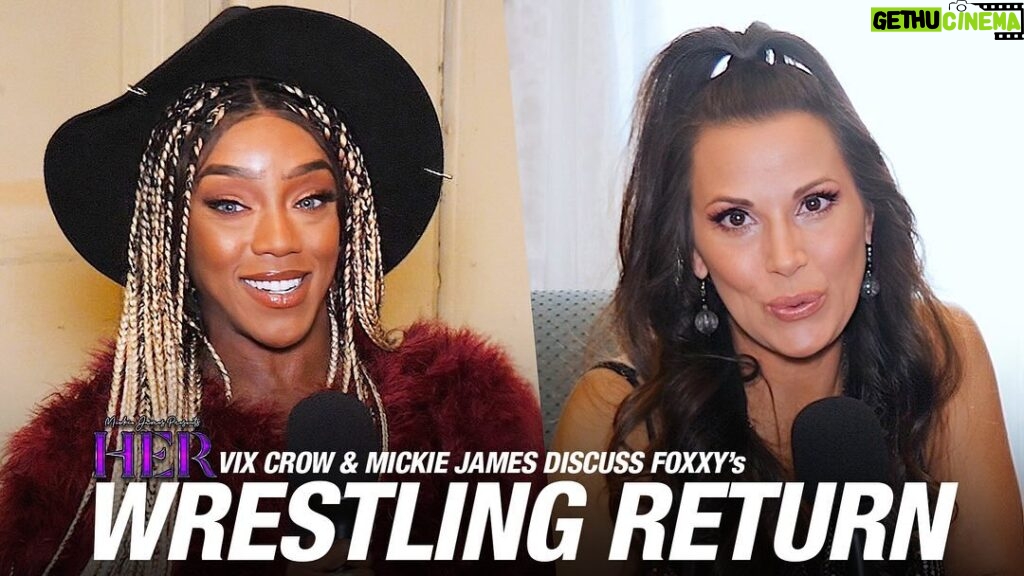 Mickie James Instagram - 👏👏👏VIX CROW aka Alicia Fox returns to wrestling tomorrow! @thefoxxyone and @themickiejames join Ring the Belle to discuss Foxxy’s big return match, falling back in love with wrestling, and creating second all-women’s wrestling show “HER” this time in Australia.