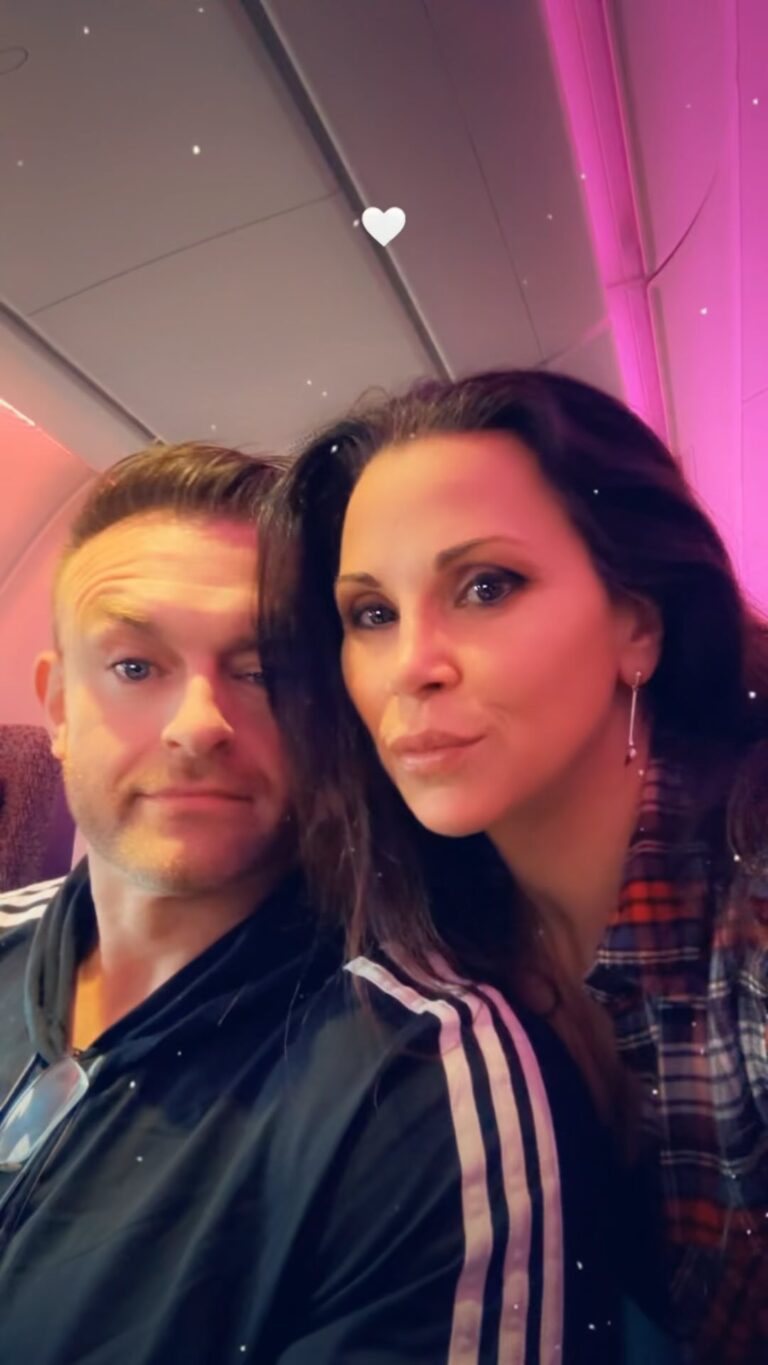 Mickie James Instagram - Happy NYE day. Today is @nickaldis & my Anniversary & We’re headed home from the most magical Christmas Holiday! Celebrating from 30 thousand feet, 8 years of marriage, 13yrs of loving, & here’s to a lifetime of beautiful memories. Happy anniversary baby. I’m gonna love you forever & ever. Amen. #anniversary #happyanniversary #8years #iloveyou