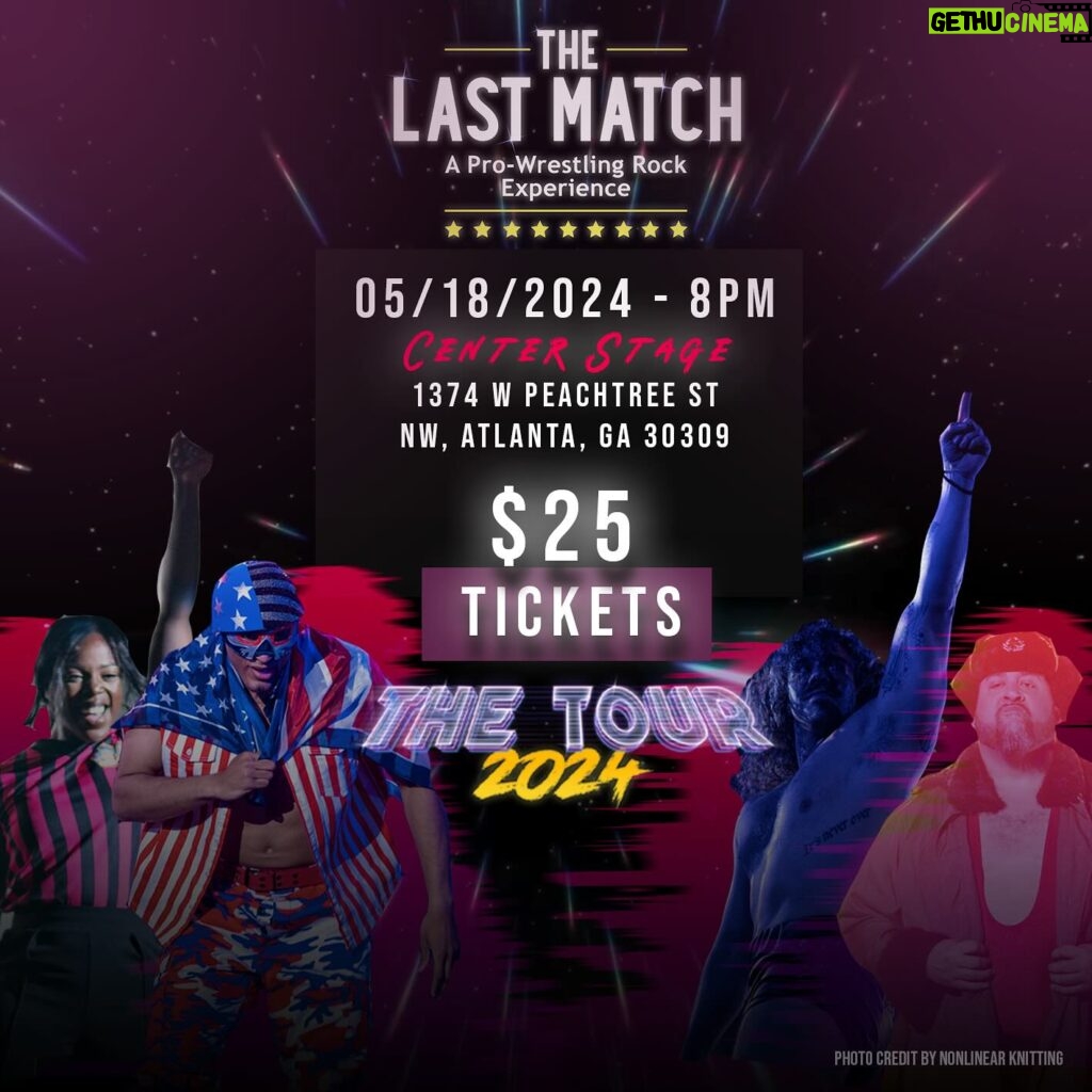 Mickie James Instagram - 📣 ATLANTA 📣 $25 tickets 🎫 For the LAST SHOW of THE LAST MATCH 2024 tour!!! Saturday May 18th at 8pm - www.thelastmatch.com - “Tlmtour #thelastmatch #wwe #broadway #musical #prowrestling #centerstageatlanta