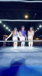 Mickie James Instagram - we’ve jumped into tour — see you in NYC tonight at @hogwrestling 🎭🤼‍♀️