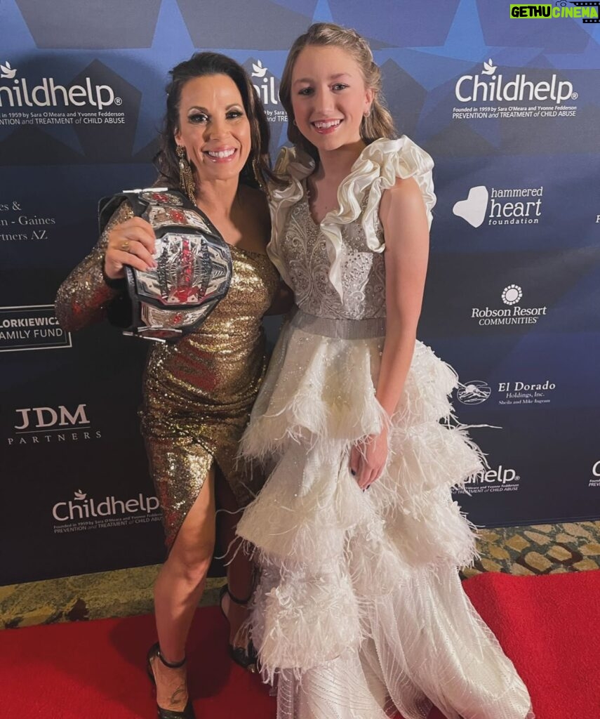 Mickie James Instagram - One of our favorite causes to support is @childhelp . They have a 1-800-4-A-CHILD hotline number for abused and neglected children to call or text for help 24/7. @rosevelt.official will be bringing this number to 300 school assemblies across the country with @steeredstraight . We need your support. With every $10 or more donation we will send you an autographed photo of us from our song “With The Love Of A Child”. How to donate: Use the fundraiser above for a $10 donation or more Then DM @rosevelt.official your address and screenshot of donation We appreciate your support! Music credits: @sean_gasaway_music @themickiejames @rosevelt.official