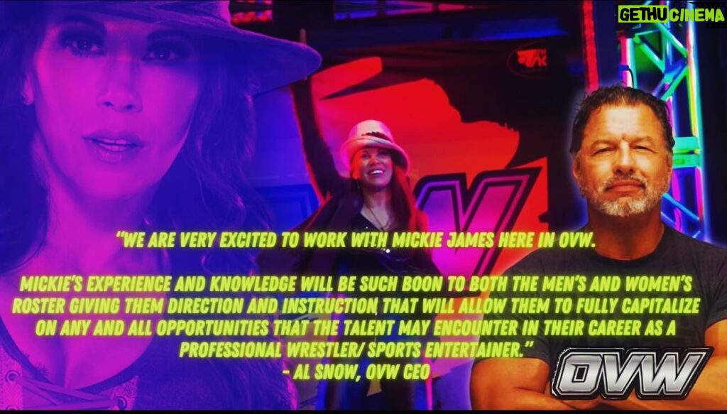 Mickie James Instagram - ICYMI: @themickiejames teams with @ovwwrestling in Executive Producer & Creative Director/Head of Female Talent role! @kysportsradio @therealalsnow @netflix 🔗 MickieJames.com #OVW #MickieJames #Wrestlers #wwe #aew #impact #tna #impactwrestling #prowrestling #wrestling #netflix #wrestlersnetflix 🔗