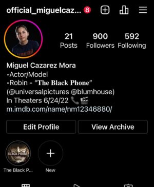 Miguel Mora Instagram - Wow, 1 million followers!! Let me start off by saying how humble and blessed I am to have such loyal fans. Who would have thought that just a few months ago I was only at 900 followers.
I greatly appreciate all the love and support from every single one you. I LOVE YOU GUYS SO MUCH 🤍🙏🏽

(Español)

Vaya, 1 millón de seguidores!! Permítanme quisiera comenzar diciendo que tan humilde me siento por tener seguidores tan leales. Quién hubiera pensado que hace apenas unos meses solo tenía 900 seguidores. Aprecio mucho todo el amor y el apoyo de cada uno de ustedes. CHICOS, LOS AMO 🤍🙏🏽

Let’s Go!!!

#MikeysFAMILY 

#MiguelsFAMILIA 

#MikeysFAM 

#MiguelsRAZA