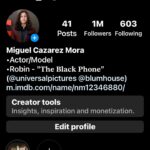 Miguel Mora Instagram - Wow, 1 million followers!! Let me start off by saying how humble and blessed I am to have such loyal fans. Who would have thought that just a few months ago I was only at 900 followers. I greatly appreciate all the love and support from every single one you. I LOVE YOU GUYS SO MUCH 🤍🙏🏽 (Español) Vaya, 1 millón de seguidores!! Permítanme quisiera comenzar diciendo que tan humilde me siento por tener seguidores tan leales. Quién hubiera pensado que hace apenas unos meses solo tenía 900 seguidores. Aprecio mucho todo el amor y el apoyo de cada uno de ustedes. CHICOS, LOS AMO 🤍🙏🏽 Let’s Go!!! #MikeysFAMILY #MiguelsFAMILIA #MikeysFAM #MiguelsRAZA