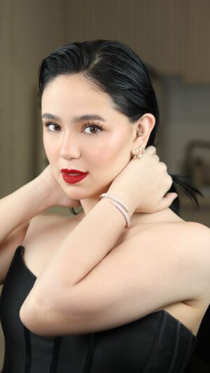 Mikee Quintos Instagram - 🔥 @mikee 🔥
 For MAC national lipstick day!

Makeup by @marbentalanay 
Hairstyle by @dalemallari_ 

#makeupbymarben