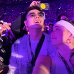Mikee Quintos Instagram - I’m just happy to see you happy, @paulandre.salas 🦒 Thanks for giving him the “🫰🏻” of his life, @nayeonyny!!