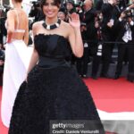 Mila Alzahrani Instagram – The 77th @festivaldecannes for the  screening of the incredible “Horizon: An American Saga” by Kevin Costner with my @Boucheron family. 
‎‏Had the pleasure of being the first to showcase this beautiful black Torque from the 2024 Carte Blanche collection called ‘Or Bleu.’

‎‏Jewelry: @boucheron 
‎‏Dress: @ramialaliofficial 
‎‏Stylist: @osamachabbi 
‎‏Makeup: @giuliacohen 
‎‏Hair: @alexis.parente 
‎‏Management: @wearehalocollective